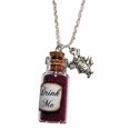 thumbnail image 1 of Alice in Wonderland "DRINK ME" Bottle Necklace with Rabbit Charm, 1 of 1
