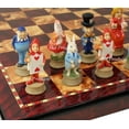 thumbnail image 1 of Alice in Wonderland Fantasy Chess Set W/ 18" Cherry Color Board, 1 of 8