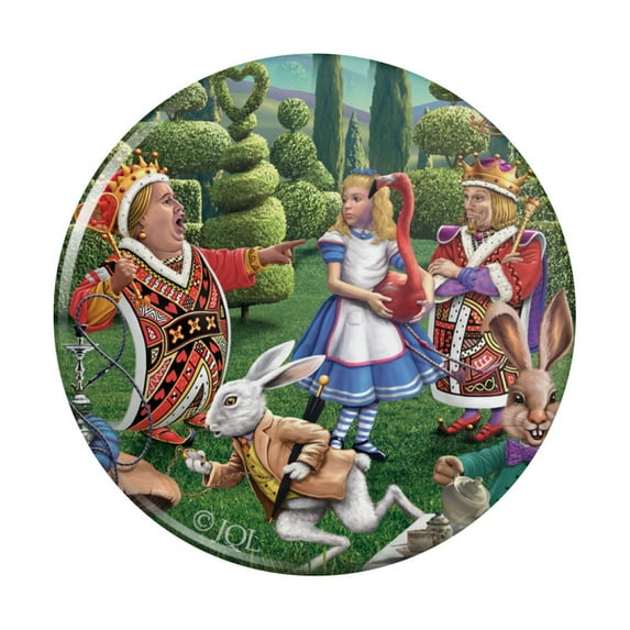 Alice in Wonderland Garden Party Kitchen Refrigerator Locker Button Magnet