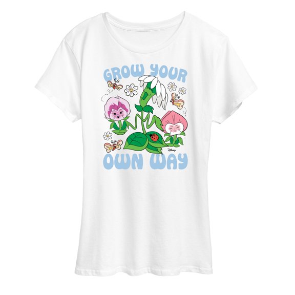 Alice in Wonderland - Grow Your Own Way - Women's Short Sleeve Graphic T-Shirt