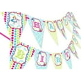 thumbnail image 1 of Alice in Wonderland Happy Birthday Banner - Brights, 1 of 1