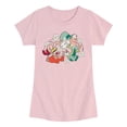 thumbnail image 1 of Alice in Wonderland - Hatter and Hare Daisy - Youth Girls Fitted Short Sleeve T-Shirt, 1 of 4