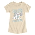 thumbnail image 1 of Alice in Wonderland - I'm Late White Rabbit - Youth Girls Fitted Short Sleeve T-Shirt, 1 of 4