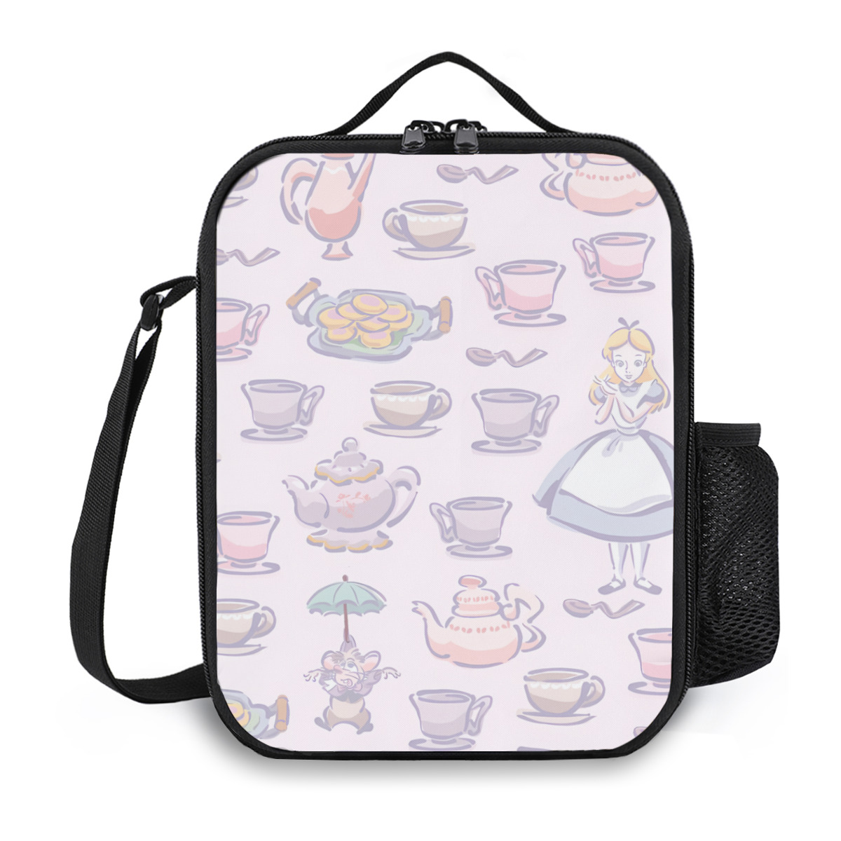Alice in Wonderland Lunch Bag Cute Lunch Bag, Reusable Insulated Lunch