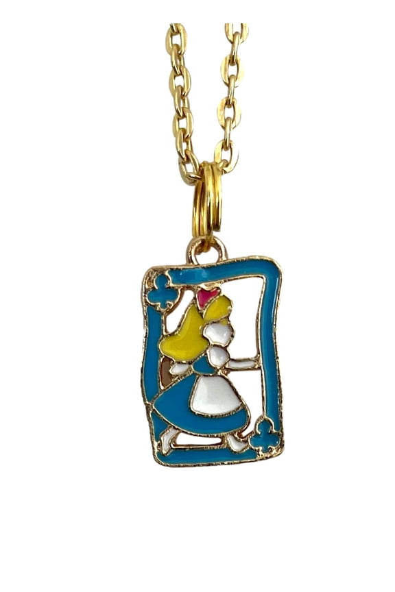 Necklace Cutout Inside Card Design Charm Pendant