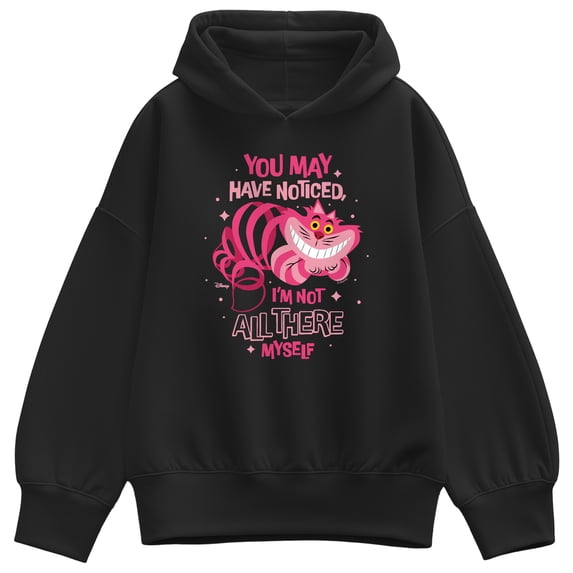 Alice in Wonderland - Not All There - Women's Oversized Fleece Hoodie Sweatshirt