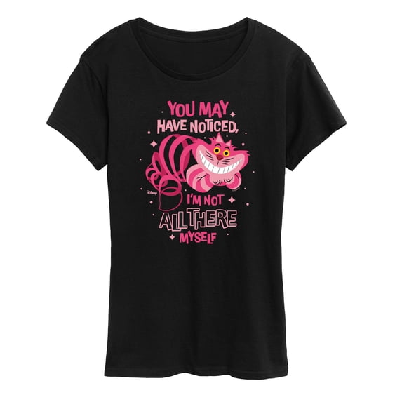 Alice in Wonderland - Not All There - Women's Short Sleeve Graphic T-Shirt