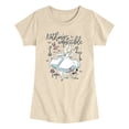 thumbnail image 1 of Alice in Wonderland - Nothing's Impossible - Youth Girls Fitted Short Sleeve T-Shirt, 1 of 4