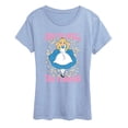 thumbnail image 1 of Alice in Wonderland - Stop to Smell the Flowers - Women's Short Sleeve Graphic T-Shirt, 1 of 3
