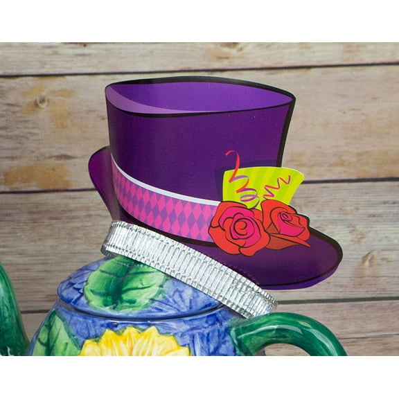 Alice in Wonderland Tea Party Top Hat Tiaras, 4ct