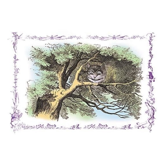 Alice in Wonderland: The Cheshire Cat Poster Print by John Tenniel (24 x 36)