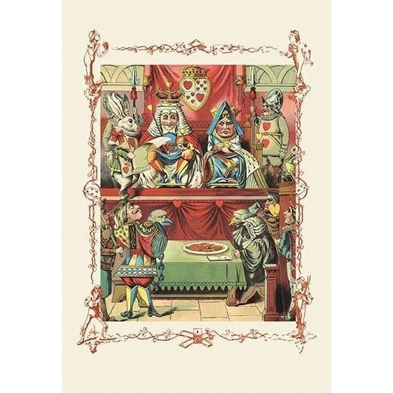 Alice in Wonderland: The King and Queen's Court Poster Print by John Tenniel (24 x 36)