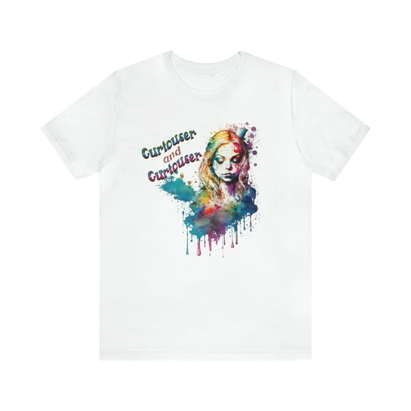 Alice in Wonderland Watercolor Shirt, Alice in Wonderland Shirt
