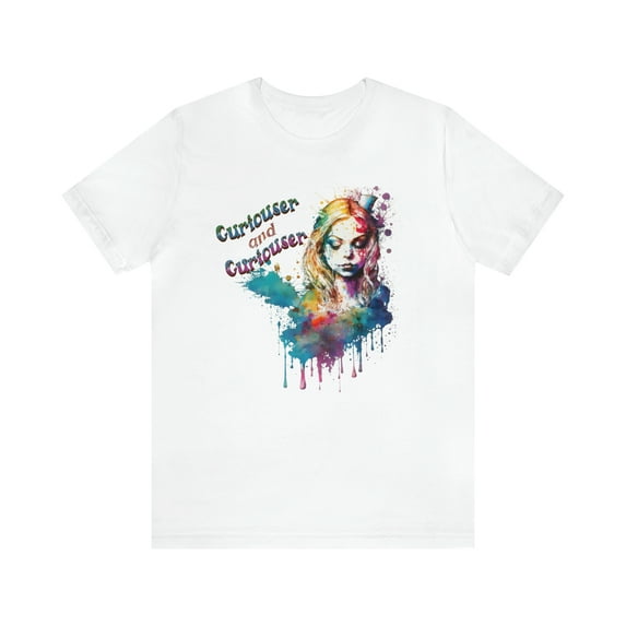 Alice in Wonderland Watercolor Shirt, Alice in Wonderland Shirt