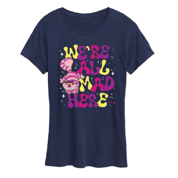 Alice in Wonderland - We're All Mad Here - Women's Short Sleeve Graphic T-Shirt