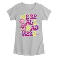 thumbnail image 1 of Alice in Wonderland - We're All Mad Here - Youth Girls Fitted Short Sleeve T-Shirt, 1 of 3