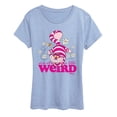 thumbnail image 1 of Alice in Wonderland - We're All a Little Weird - Women's Short Sleeve Graphic T-Shirt, 1 of 3