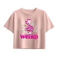 thumbnail image 1 of Alice in Wonderland - We're All a Little Weird - Youth Girls Boxy T-Shirt, 1 of 4