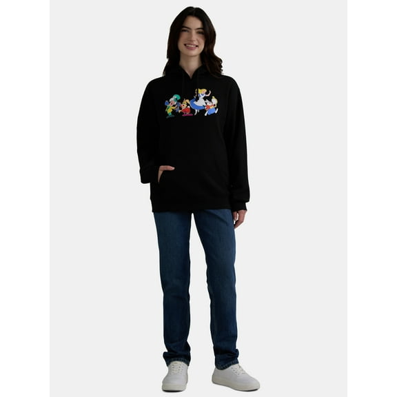 Alice in Wonderland Women’s Graphic Hoodie, Sizes XXS-XXL
