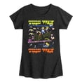 thumbnail image 1 of Alice in Wonderland - Wrong Way Alice - Youth Girls Fitted Short Sleeve T-Shirt, 1 of 5