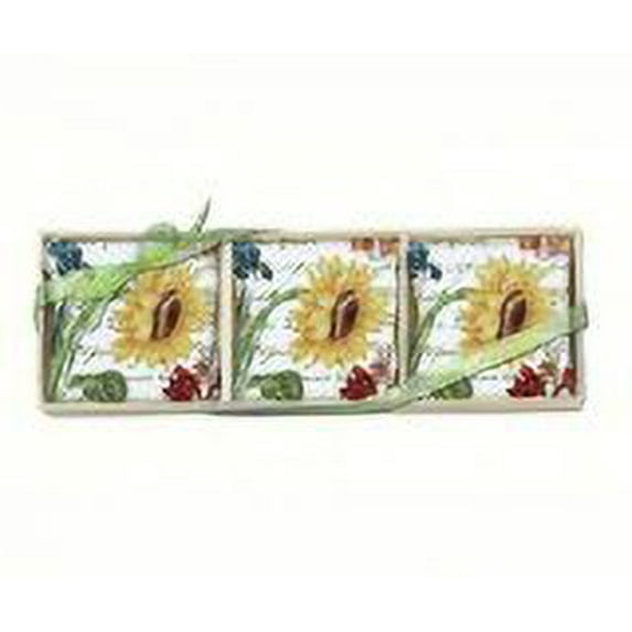 Alice's Cottage AC300424 Sunflower Gift Boxed Lavendar Sachets (3 pcs)
