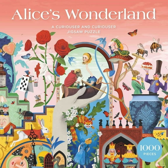 Alice's Wonderland 1000 Piece Puzzle: A Curiouser and Curiouser Jigsaw Puzzle (Other)