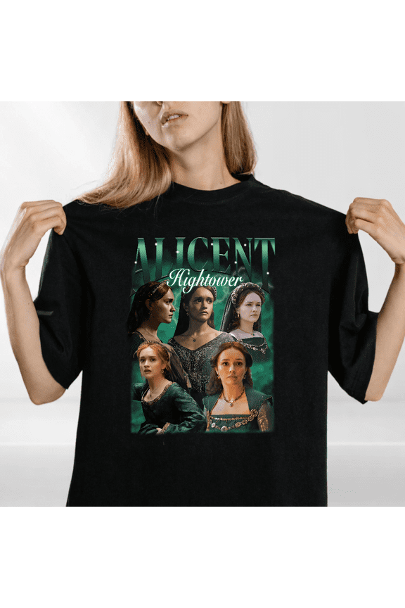 Alicent Hightower House Of The Dragon Graphic T-shirt TV Merch,for men and women up to 5XL