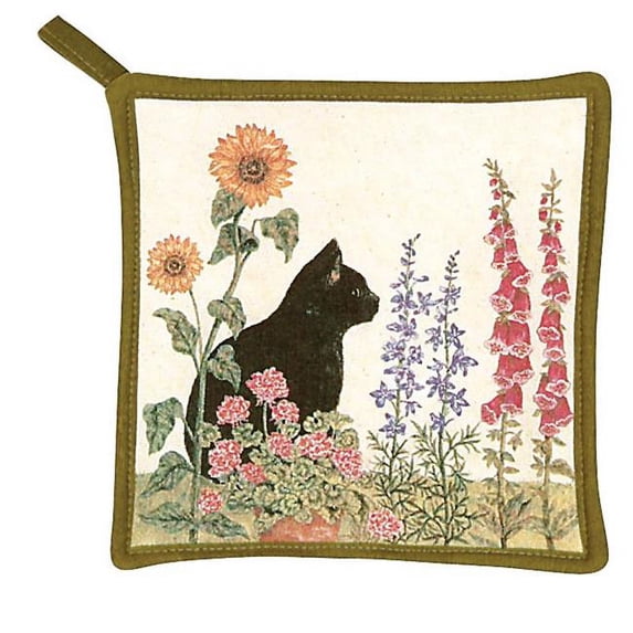 Alices Cottage AC2114 Black Cat Potholder