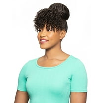 Alicia Beauty Foxy Silver Collections, Fusion High Heat Synthetic, 2 in I Dome with Bang Short Curly Style Hair Piece Drawstring, Instant accessories - DUET 7 (51)