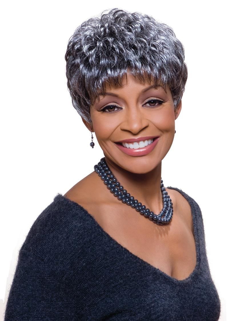 Foxy Silver (Sassy) - Synthetic Full Wig in 3T280