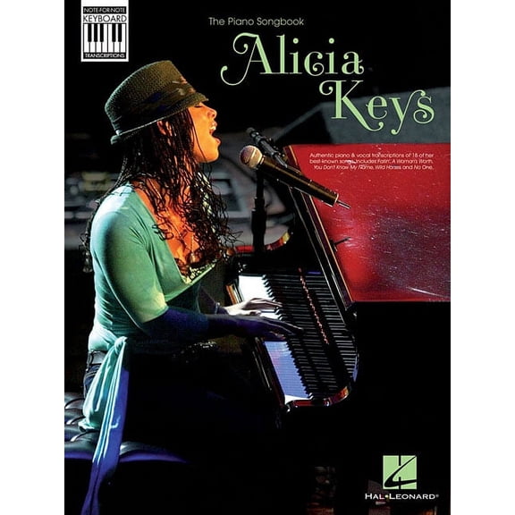 Note-For-Note Keyboard Alicia Keys: The Piano Songbook, (Paperback)