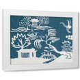 thumbnail image 1 of Alicia Ludwig 4x14 White Modern Wood Framed Wall Art Titled - Tea Room I, 1 of 5