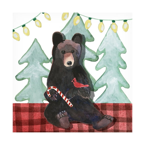 Alicia Ludwig 'A Very Beary Christmas I' Canvas Art