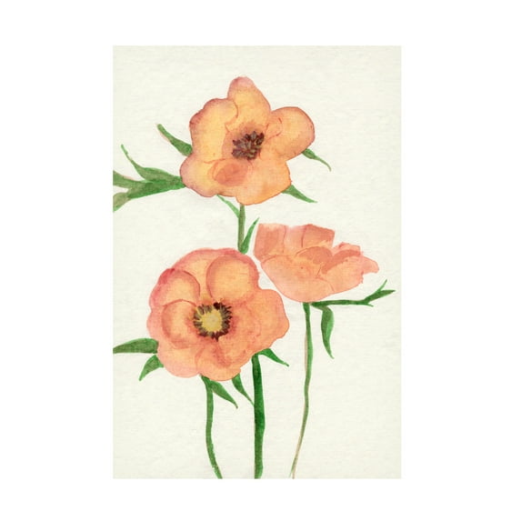 Alicia Ludwig 'Petite Fleur IV' Canvas Art