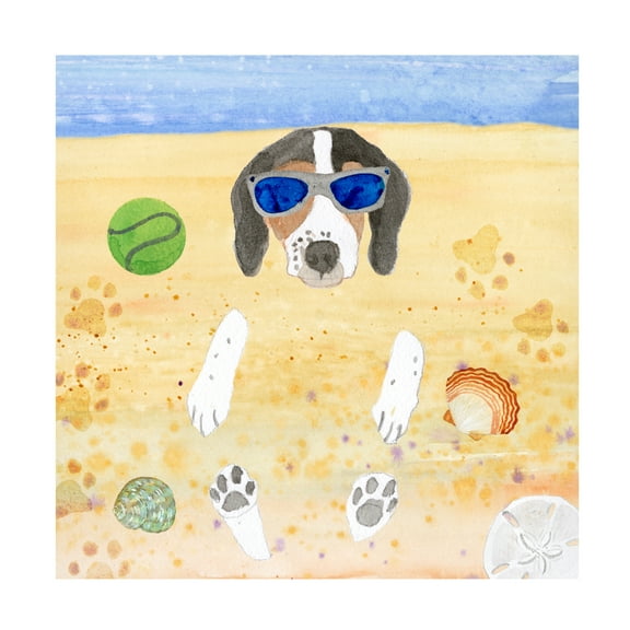 Alicia Ludwig 'Ruffin It IV' Canvas Art