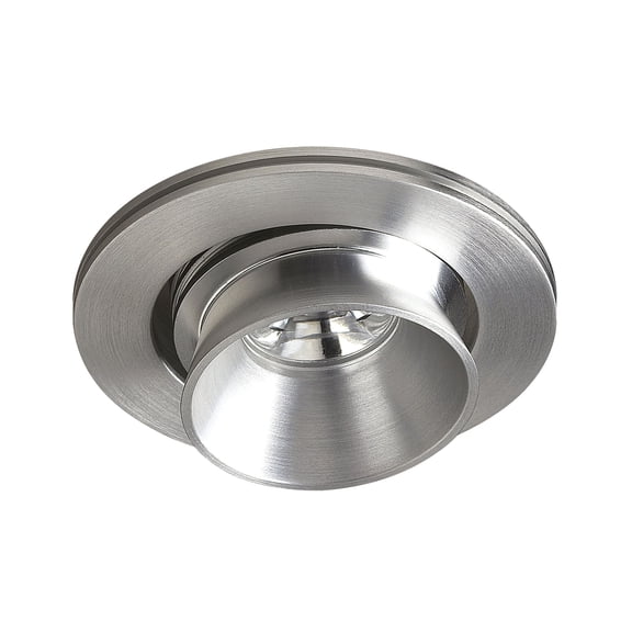 Alico Beacon LED Button Light in Brushed Aluminum