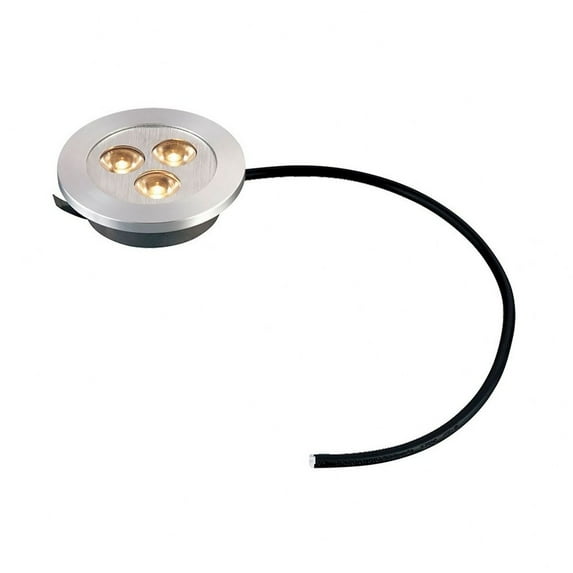 Alico Maggie Puk Recessed LED Puk Light in Brushed Aluminum