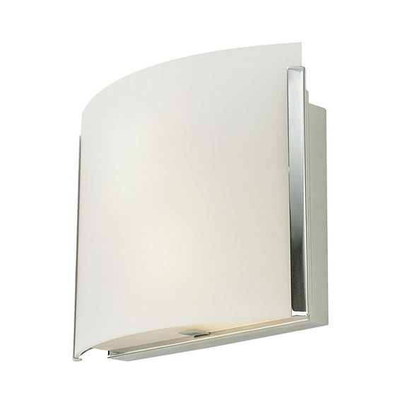 Alico Pannelli Arc White Opal Glass Sconce BV331-10-15