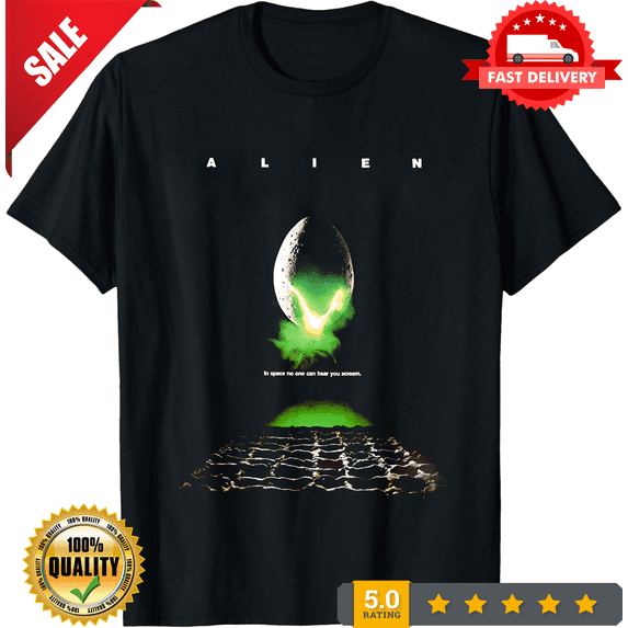 Alien 1 Movie Poster T shirt Black all sizes NOSTROMO, NEW INSTOCK-TH81243