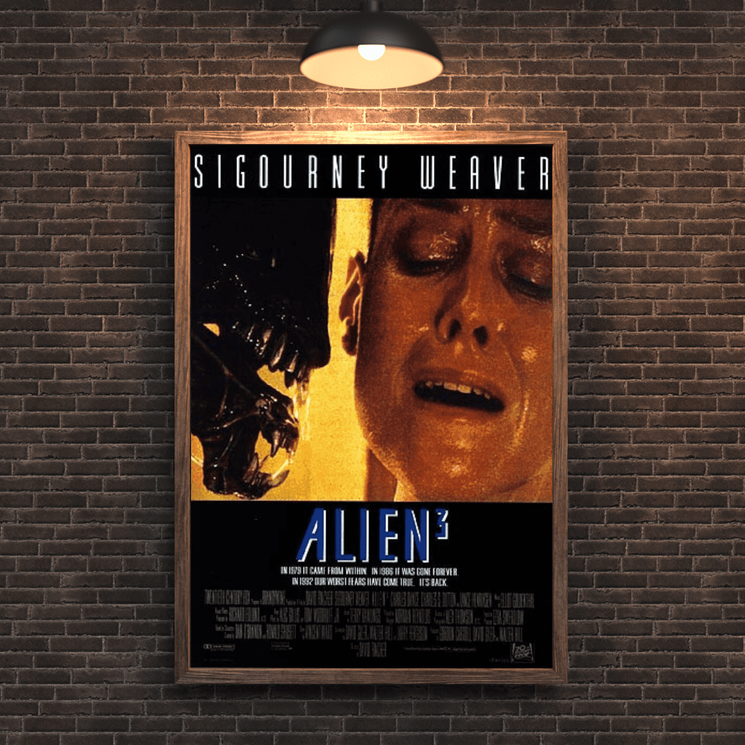 Alien 3 Movie Poster Vintage Sci Fi Classic Collectible Art Print