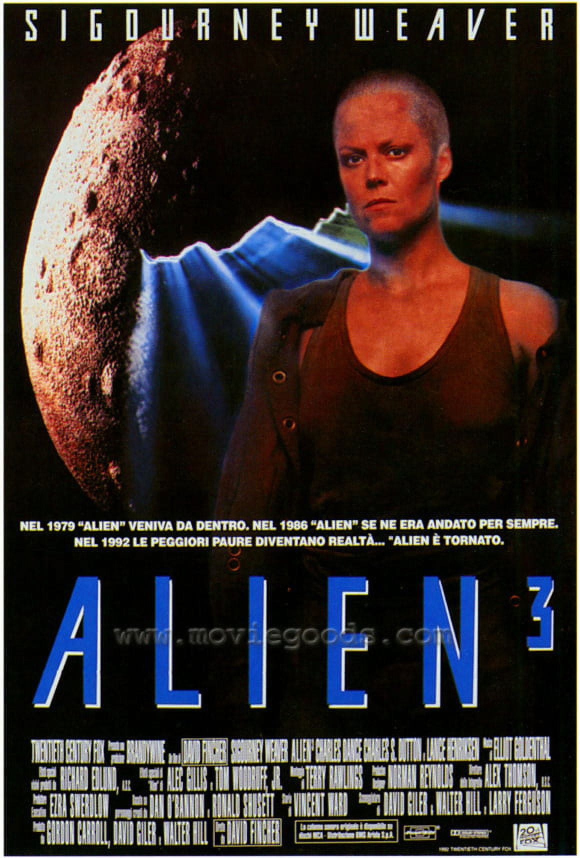 エイリアン3 USオリジナル映画ポスター 映画チラシサイト：エイリアン3