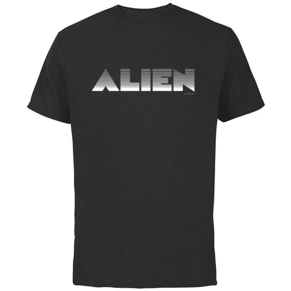 Alien 45th Anniversary 1979 Movie Classic Title Logo - Short Sleeve Cotton T-Shirt for Adults - Customized-Black