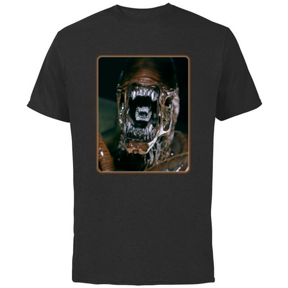 Alien 45th Anniversary AVP: Alien vs. Predator Xenomorph - Short Sleeve Cotton T-Shirt for Adults - Customized-Black