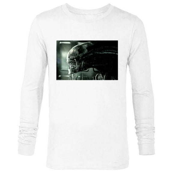 Alien 45th Anniversary Alien: Covenant Praetomorph Xenomorph - Long Sleeve T-Shirt for Men - Customized-White
