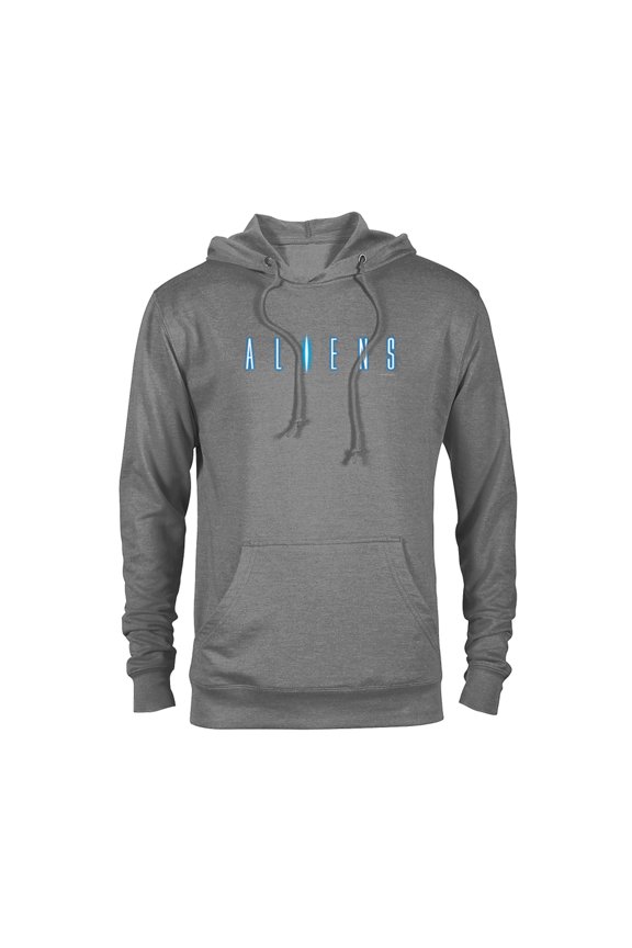 Alien 45th Anniversary Aliens 1986 Movie Sequel Title Logo - Pullover Hoodie for Adults - Customized-Athletic Heather