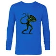 thumbnail image 1 of Alien 45th Anniversary Classic Xenomorph Graphic Novel Art - Long Sleeve T-Shirt for Men - Customized-Navy, 1 of 5