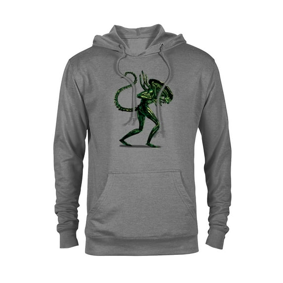 Alien 45th Anniversary Classic Xenomorph Graphic Novel Art - Pullover Hoodie for Adults - Customized-Athletic Heather