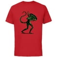 thumbnail image 1 of Alien 45th Anniversary Classic Xenomorph Graphic Novel Art - Short Sleeve Cotton T-Shirt for Adults - Customized-Red, 1 of 5