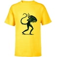 thumbnail image 1 of Alien 45th Anniversary Classic Xenomorph Graphic Novel Art - Short Sleeve T-Shirt for Kids - Customized-Yellow, 1 of 5