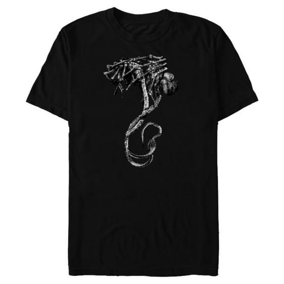 Alien 45th Anniversary Covenant David’s Drawings Facehuggers - Short Sleeve Blended T-Shirt for Adults - Customized-Black